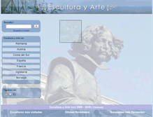 Tablet Screenshot of esculturayarte.com